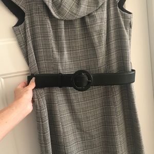 Black/white/grey tones dress